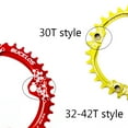 thumbnail image 2 of BUCKLOS 104BCD Chainring Narrow Wide MTB Chainring, Single Speed Round Oval AL7075 CNC Mounrtain Bike Chain Ring, 30-42T Chainwheel, 2 of 7