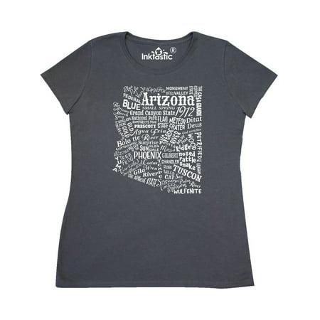 Arizona Word Salad- state outline Women's T-Shirt
