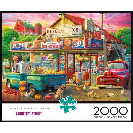 Buffalo Games 2000-Piece Aimee Stewart Collection Country Store Jigsaw Puzzle