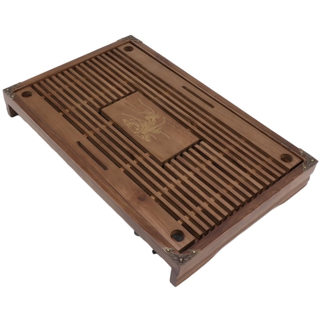 Bandeja de té china para almacenar agua, bandeja de té Gongfu, bandeja de té con agua, bandeja para servir té chino, muy versátil
