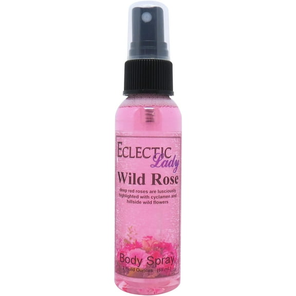 Wild Rose Body Spray, Eclectic Lady, Hydrating Mist, Unisex, 2 oz