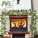 thumbnail image 1 of Ofertas Increíbles, Nueva decoración de pared de flores para bodas con flores y hojas de dinero de ratán encriptadas con hojas de eucalipto Simulación de ratán Producto de decoración navideña, 1 of 8
