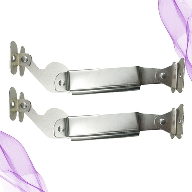 Luxshiny 2Ud Bisagra Engrosada Para Puerta Con Silencioso Y Soporte Duradero Plata