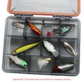 thumbnail image 1 of Caja de pesca portátil, cebo impermeable, cajas de anzuelos, herramienta de pesca (rojo grande), 1 of 3