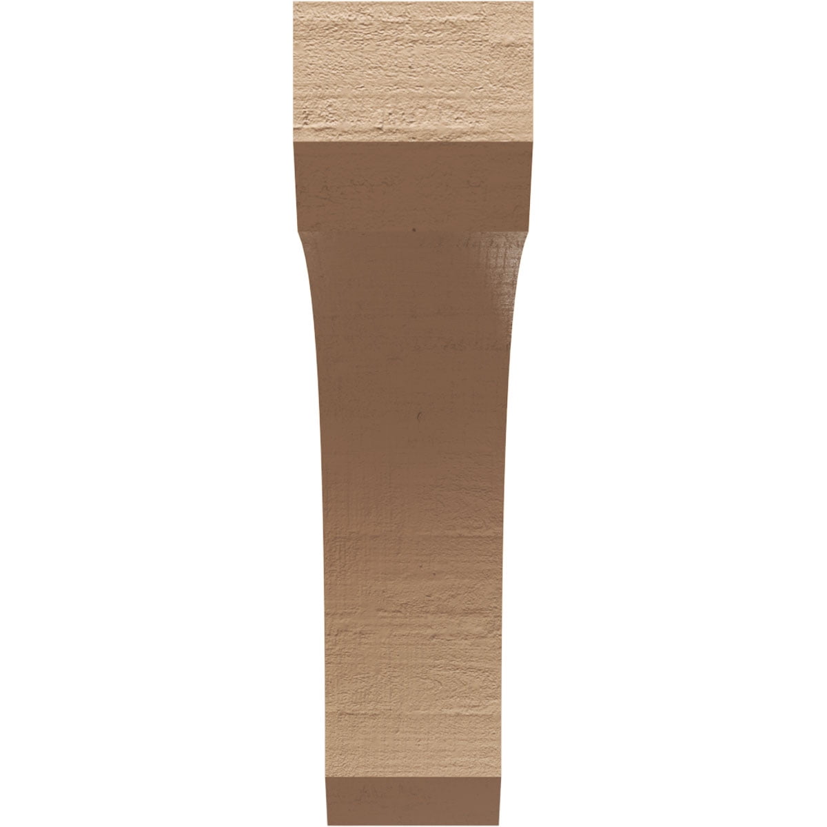 8"W x 32"D x 32"H Thin Legacy Rough Cedar Woodgrain TimberThane Corbel, Primed Tan