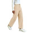 thumbnail image 6 of Hfnxid Barrel Pants for Women Baggy Striped Wide Leg Pant High Waisted Leisure Trousers Casual Activewear Pants Orange XL, 6 of 9