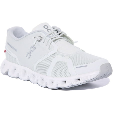 

On Running Cloud 5 Women s Speed Lace Up Mesh Running Shoes In Ice Size 5