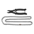 415H 110L Bicycle Chain with Breaker Motorized Bike Link Chain Kit for