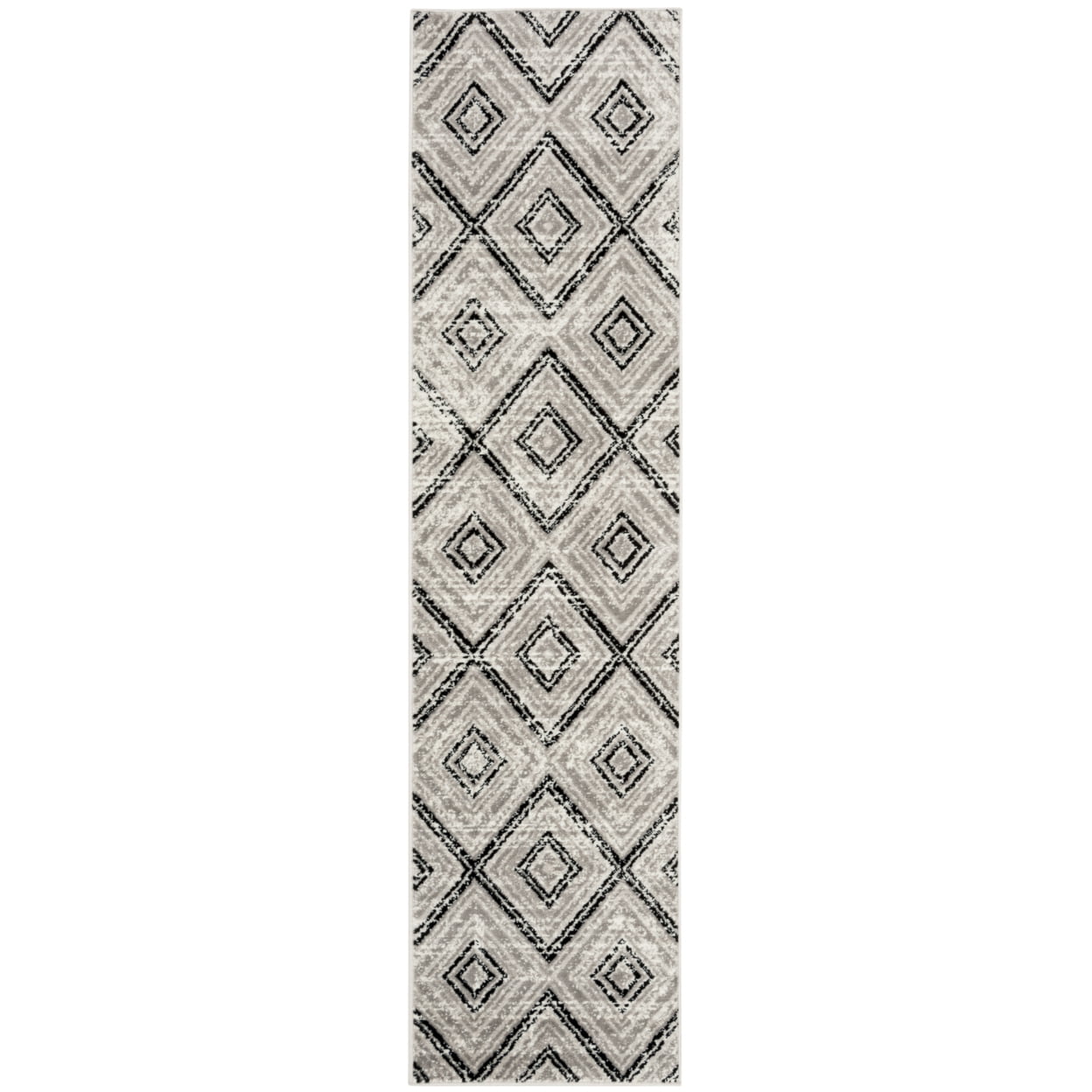SAFAVIEH Skyler Cuthbert Geometric Area Rug, Grey/Black, 5'1" x 7'6"