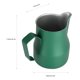 thumbnail image 1 of Jarra espumadora, jarra de café con leche de acero inoxidable de 350 ml, taza espumadora, solución innovadora, 1 of 9