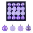 thumbnail image 7 of Christmas Tree Decorations Set for Christmas Valentines, 16ct Shatterproof Christmas Ball Ornaments Bulk, 2.36 Inches Elegant Hanging Ornaments for Xmas Holiday Wedding Decor, 7 of 7