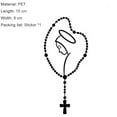 thumbnail image 7 of SPRING PARK Self-adhesive Mary Rosary Car Body Bumper Window Decorative Decals Sticker for Buses Auto Truck, 7 of 7