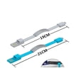 thumbnail image 3 of 21cm Creative Portable Bracelet for iPhone Data Cable iOS Android Type-c Bracelet Mobile Phone Charging line Emergency Power Cord for Apple green 2pcs, 3 of 5
