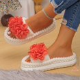 thumbnail image 5 of KANG Cozy Floral Slippers Comfortable Open Toe Fuzzy Home Slippers For Warmth And Relaxation, 5 of 9