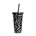 thumbnail image 2 of HmNPlay Glass,Bottle Creative Water Cup Heart Shape Cup PP Plastic Cup Heart Shape Plastic Transparent Cup 710ml Cold Change Temperature Sensitive Plastic Cup, 2 of 5