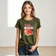 thumbnail image 3 of Playera Con Estampado De Fresh Summer Citrus – Dale Sabor y Color a tu Verano Ropa Para Mujer Color Verde Oliva Talla Grande Marca Emil SaEs, 3 of 4