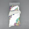 thumbnail image 1 of Ambesonne Abstract Bedding Set 3 Pcs, Colored Rectangle Form, Twin, Multicolor, 1 of 3