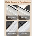 thumbnail image 3 of Window Slot Cleaning Brush, 2-in-1 Window Track Cleaning Tool, Sliding Door Track Cleaner, Grout Cleaning Tool Handle Brush with Hard Bristles, Gap Cleaning Brush, Window Sill Brush (2-1), 3 of 9