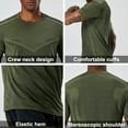 thumbnail image 3 of Men’s Dry-Fit Moisture Wicking Active Athletic Performance Crew T-Shirt, 3 of 6