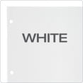thumbnail image 4 of Separadores de carpetas Oxford Blank Write On, 5 juegos de 20 unidades, color blanco, 4 of 6