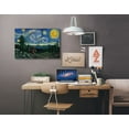 thumbnail image 2 of Bigfoot, Starry Night, (12x18 Wrapped Canvas, Wall Decor, Artwork), 2 of 5