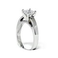 thumbnail image 2 of 1 ct Princess Cut Diamond Solitaire Engagement Ring 14k White Gold, 2 of 2