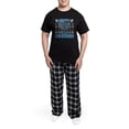 thumbnail image 5 of CafePress - Happy Hanukkah Men's Dark Pajamas - Men's Dark Loose Fit Cotton Pajama Set, 5 of 7