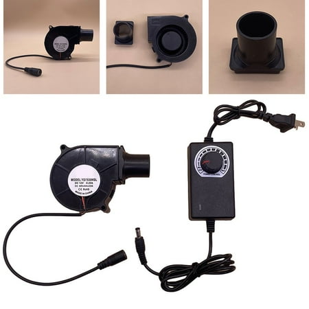 

12V Air Blower Set For Cooking And Diy Cooling With Brushless Dc Fan And Bbq