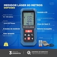 thumbnail image 2 of Distanciómetro Telemetro Medidor Láser Hasta 80m DongCheng, 2 of 11