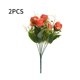 thumbnail image 1 of Ramo de flores artificiales simulación ramo de flores rosas oficina en casa plástico decoración floral falsa 2 piezas sidaley HA7957-00B, 1 of 6