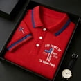 thumbnail image 2 of XDZJLR Men Polo Shirts 4Th Of July Patriotic Short Sleeve Casual Comfort Commemorative Graphic Collared Independence Day 250Th Anniversary Shirt Men S-5Xl, 2 of 5
