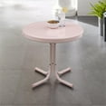 thumbnail image 4 of Afuera Living Modern Steel Metal Patio End Table in Pastel Pink, 4 of 6