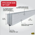 thumbnail image 4 of M-D Building Products 68593 36 in. Silver Aluminum and Vinyl U-Shape Screw-on Under Door Seal with Kick Plate, 4 of 8