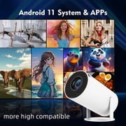 Yinzam HY300 Pro Projector, 12000 Lux 4K MAX Home Video Android WiFi 6 Video Projectors