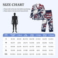 thumbnail image 4 of Balery Mallard Duck With American Flag Pijama para Hombre de Dos Piezas con Manga Larga, Conjunto de Dormir y Descanso Suave con Bolsillos-Large, 4 of 7
