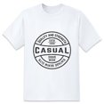 thumbnail image 4 of Men's T Shirts New Trendy Sports Shirt Round Neck Patterned Tee Loose style Creative Gifts for Friends L, 4 of 4