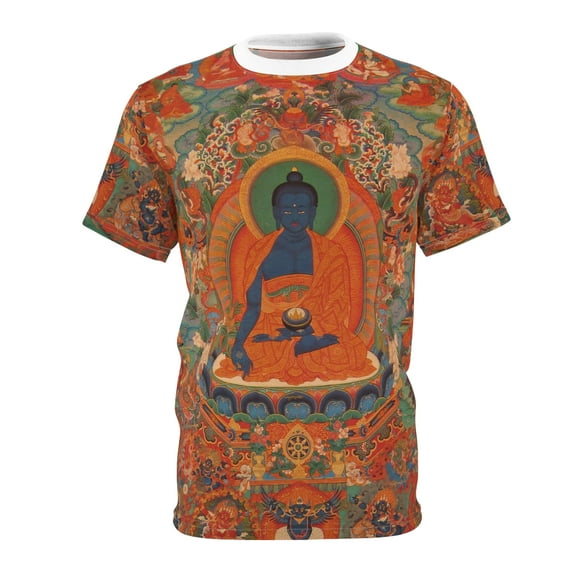 Medicine Buddha Thangka Buddhist Mandala Tantric Unisex T-Shirt