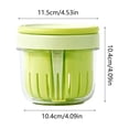 thumbnail image 3 of Vaso para Almacenar Fruta con Colador Incorporado - Recipiente Portátil para Fruta con Cesta Coladora, Vaso de Dos Capas para Aperitivos, Ideal para Bayas, Uvas y Tomates Cherry - Recipiente de Plást, 3 of 6