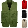 thumbnail image 7 of Men Multi Pocket Camera Outdoor Travelers Fishing Working Photography Vest, 7 of 7