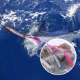 thumbnail image 4 of Señuelo de pesca en el mar con clip de arco, cebo falso en ángulo de 6 cm, 1,2 g, aguja para eperlano, superficie del agua, arrastre, avión, cebo duro, 4 of 5