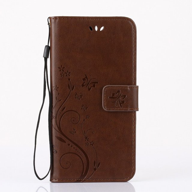 Funda tipo cartera con tapa para niñas para Apple iPhone 14 13 12 Mini 11 Pro Max SE 2020 X XR XS 8 7 6 6S Plus 5S, funda trasera de cuero con soporte D04E Tan Jianjun unisex