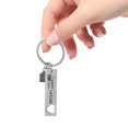 thumbnail image 5 of Mobestech 2Pcs Sturdy Stainless Steel House Keychain with 2026 Design for New Home Celebration Keyring, 5 of 8