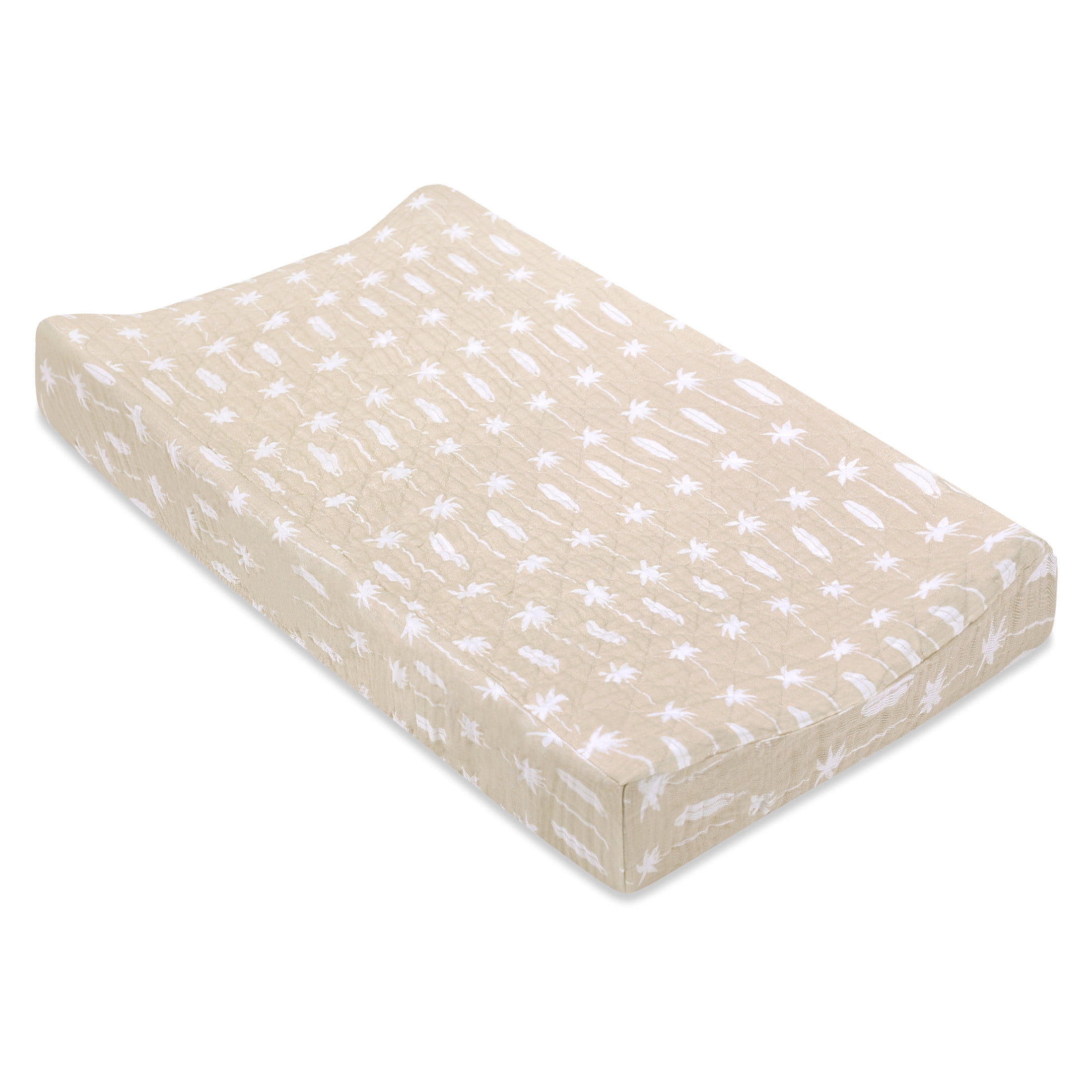 Babyletto Quilted Changing Pad Cover in GOTS Certified Organic Muslin Cotton