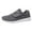 Grey, variant on KELINFONG Men's Lightweight Walking Mesh Shoes Hook and Loop Running Shoes Comfort Breathable Knit Sneakers