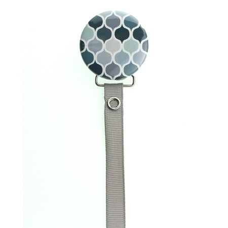 Bright Moroccan Tile Pacifier Clip