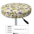 thumbnail image 4 of Lsque Skull Snake Round Bar chair cushion covers Velvet Fabric Premium Comfort Protects from Scratches and Stains for 14-17 Inch Chair- 12 inch, 4 of 7