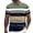 Green, variant on Mens Striped Polo Shirt Button Collared Short Sleeved Business Top with Pocket Slim Fit Comfortable Trendy Casual Mens T-Shirts