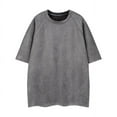 thumbnail image 4 of Birdeem Shirts for Men Mens Summer Casual Solid Color Fitting Short Sleeved Round Neck Shirts, 4 of 10