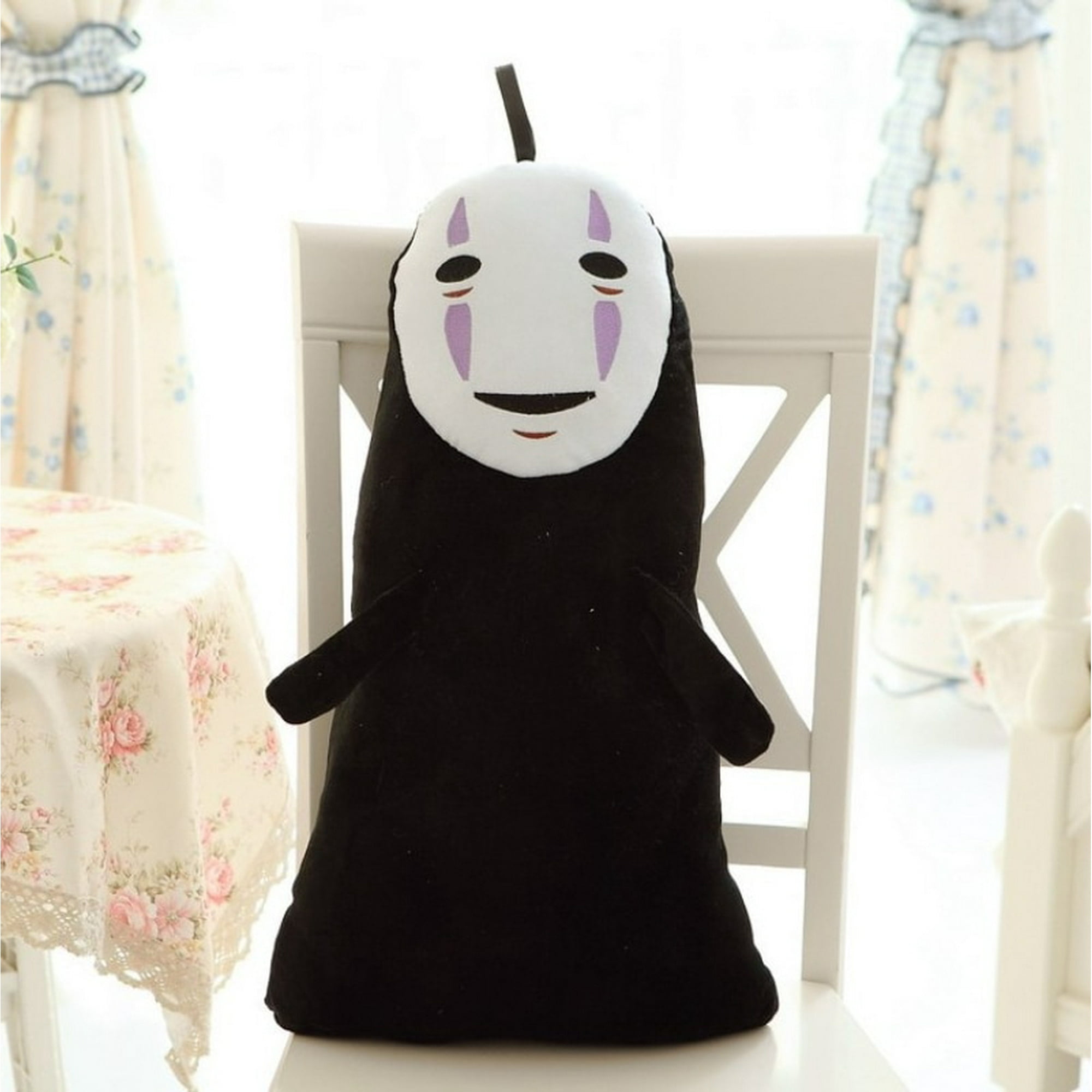 Heqiyong 1 Pcs 60cm Studio Ghibli Spirited Away Kaonashi No Face Faceless Cosplay Plush Toys