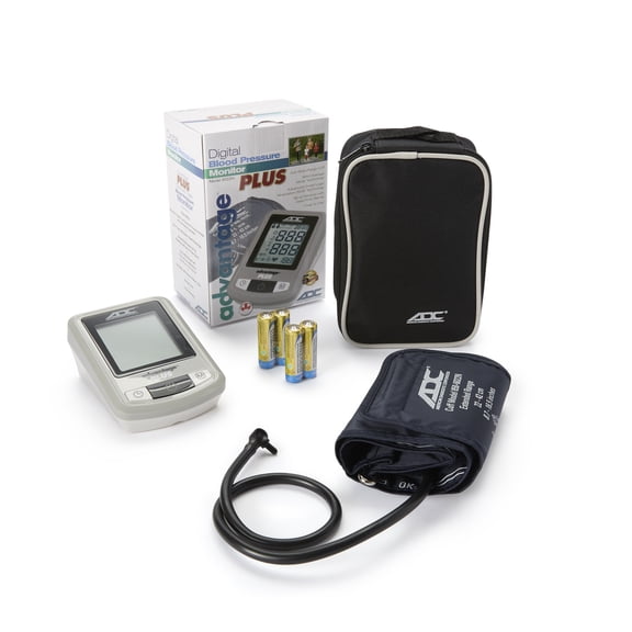 Advantage Plus Auto Digital BP, Soft Wide Range Adult, Navy, latex-free